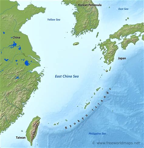 area of east china sea